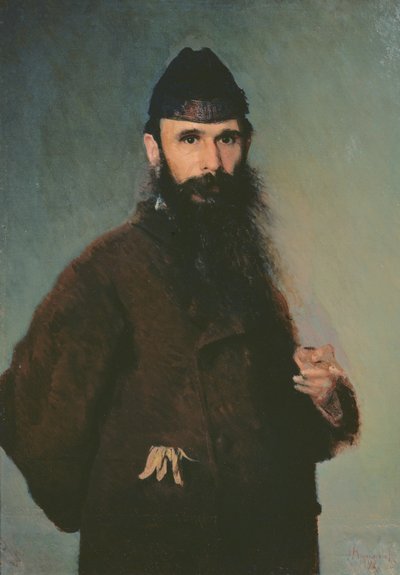 Portrait of Alexander Litovtchenko (1835-90), 1878 by Ivan Nikolaevich Kramskoy